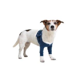Rękaw chirurgiczny MPS Dog z podwójnym przodem na nogę, niebieski, XS